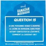 RAMADAN – QUESTIONS 15
