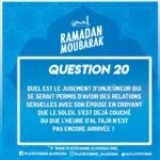 RAMADAN – QUESTIONS 20